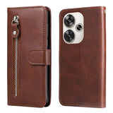 Fashion Calf Texture Zipper Leather Phone Case, For Xiaomi 15T 5G, For Xiaomi 15 Ultra, For Xiaomi 15 Pro, For Xiaomi 15, For Xiaomi 14T Pro, For Xiaomi 14T, For Xiaomi Poco F6