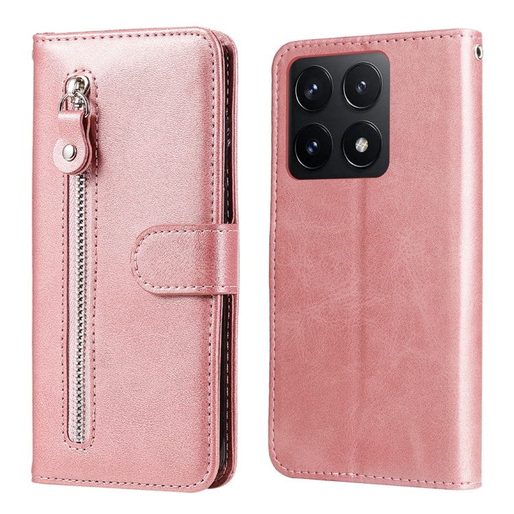 Fashion Calf Texture Zipper Leather Phone Case, For Xiaomi 15T 5G, For Xiaomi 15 Ultra, For Xiaomi 15 Pro, For Xiaomi 15, For Xiaomi 14T Pro, For Xiaomi 14T, For Xiaomi Poco F6