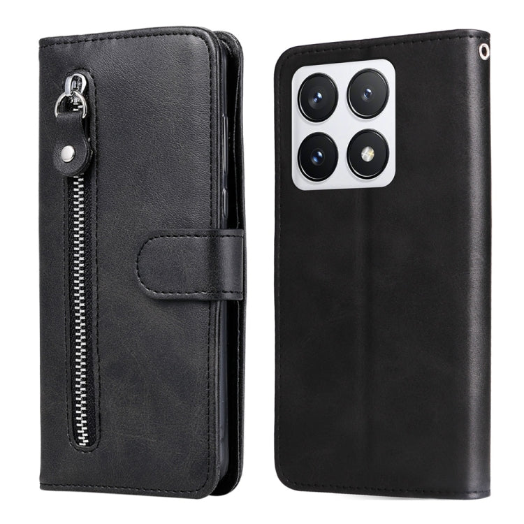 Fashion Calf Texture Zipper Leather Phone Case, For Xiaomi 15T 5G, For Xiaomi 15 Ultra, For Xiaomi 15 Pro, For Xiaomi 15, For Xiaomi 14T Pro, For Xiaomi 14T, For Xiaomi Poco F6