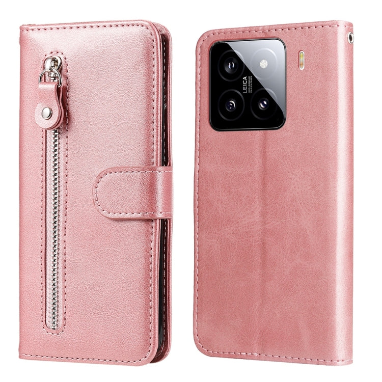 Fashion Calf Texture Zipper Leather Phone Case, For Xiaomi 15T 5G, For Xiaomi 15 Ultra, For Xiaomi 15 Pro, For Xiaomi 15, For Xiaomi 14T Pro, For Xiaomi 14T, For Xiaomi Poco F6