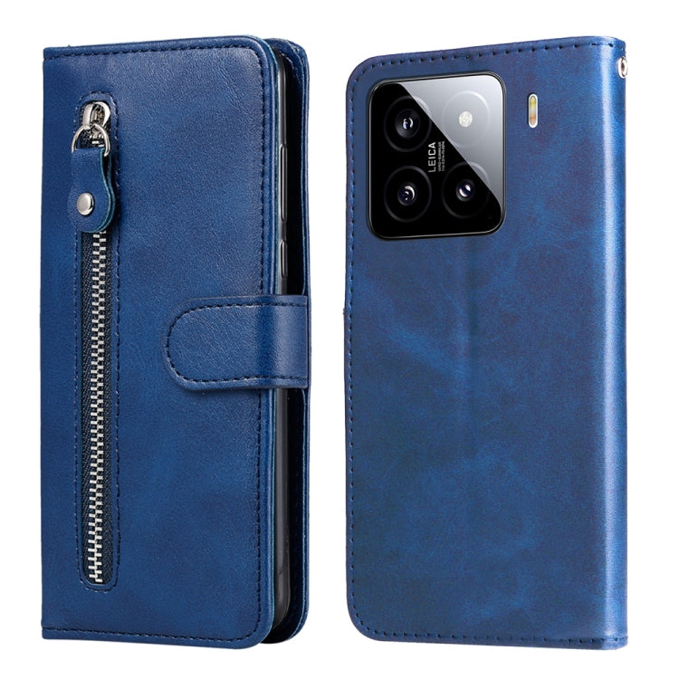Fashion Calf Texture Zipper Leather Phone Case, For Xiaomi 15T 5G, For Xiaomi 15 Ultra, For Xiaomi 15 Pro, For Xiaomi 15, For Xiaomi 14T Pro, For Xiaomi 14T, For Xiaomi Poco F6