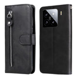 Fashion Calf Texture Zipper Leather Phone Case, For Xiaomi 15T 5G, For Xiaomi 15 Ultra, For Xiaomi 15 Pro, For Xiaomi 15, For Xiaomi 14T Pro, For Xiaomi 14T, For Xiaomi Poco F6