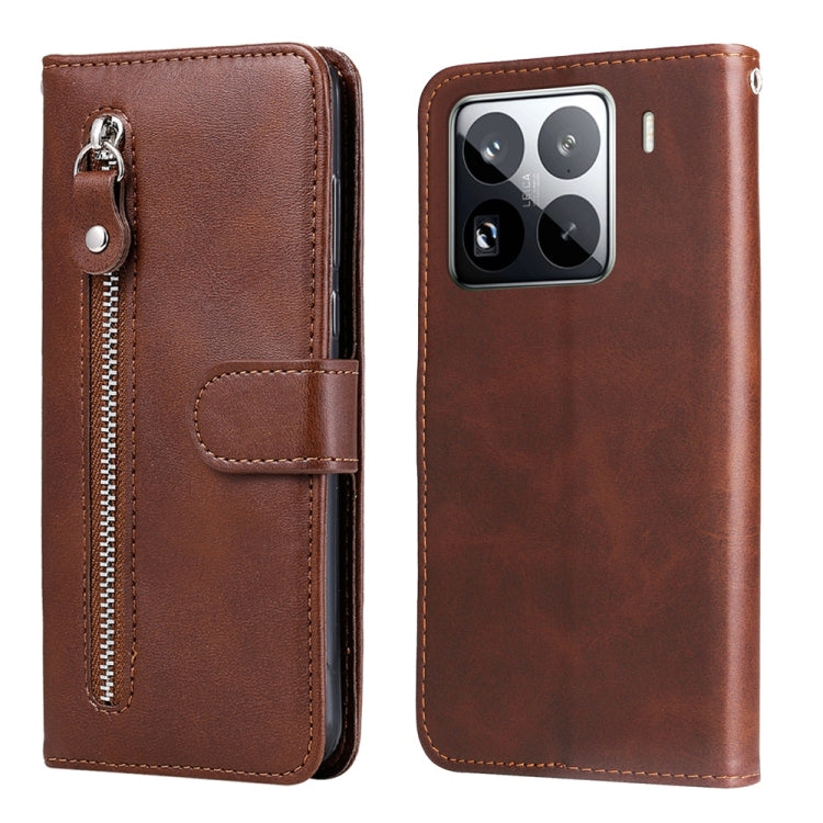 Fashion Calf Texture Zipper Leather Phone Case, For Xiaomi 15T Pro 5G, For Xiaomi 15T 5G, For Xiaomi 15 Ultra, For Xiaomi 15 Pro, For Xiaomi 15, For Xiaomi 14T Pro, For Xiaomi 14T, For Xiaomi Poco F6
