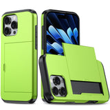 Shockproof Armor Phone Case with Card Slot, For iPhone 16 Pro Max, For iPhone 16 Pro, For iPhone 16 Plus, For iPhone 16