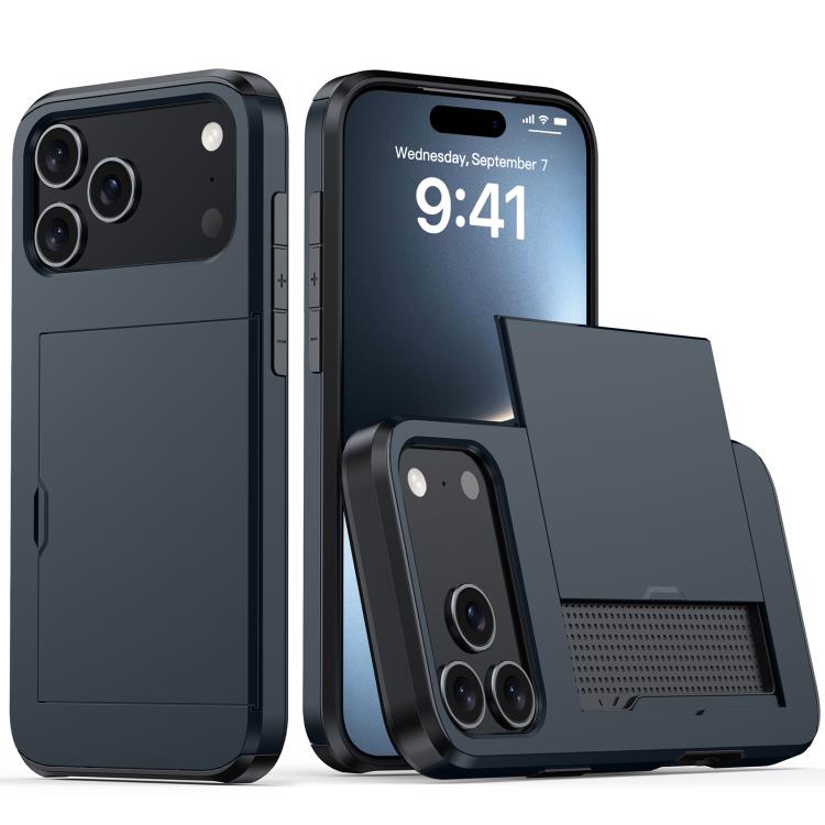 Shockproof Armor Phone Case with Card Slot, For iPhone 17 Pro Max, For iPhone 17 Pro, For iPhone 17, For iPhone Air