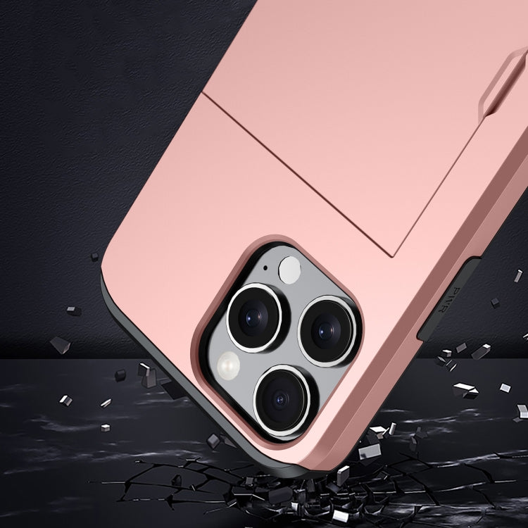 Shockproof Armor Phone Case with Card Slot, For iPhone 16 Pro Max, For iPhone 16 Pro, For iPhone 16 Plus, For iPhone 16