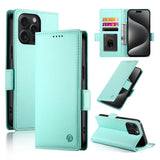 Side Buckle Magnetic Frosted Leather Phone Case, For iPhone 16 Pro, For iPhone 16 Plus, For iPhone 16, For iPhone 15 Pro Max, For iPhone 15 Pro, For iPhone 15 Plus