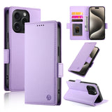 Side Buckle Magnetic Frosted Leather Phone Case, For iPhone 16 Pro, For iPhone 16 Plus, For iPhone 16, For iPhone 15 Pro Max, For iPhone 15 Pro, For iPhone 15 Plus