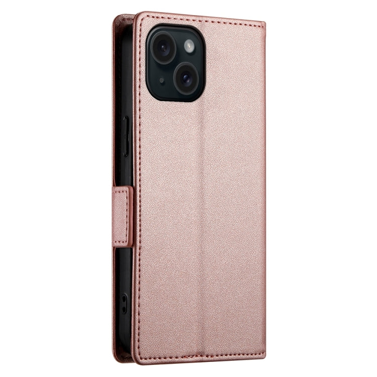 Side Buckle Magnetic Frosted Leather Phone Case, For iPhone 15, For iPhone 14 Plus, For iPhone 14, For iPhone 14 Pro, For iPhone 14 Pro Max, For iPhone SE 2022 / SE 2020 / 8