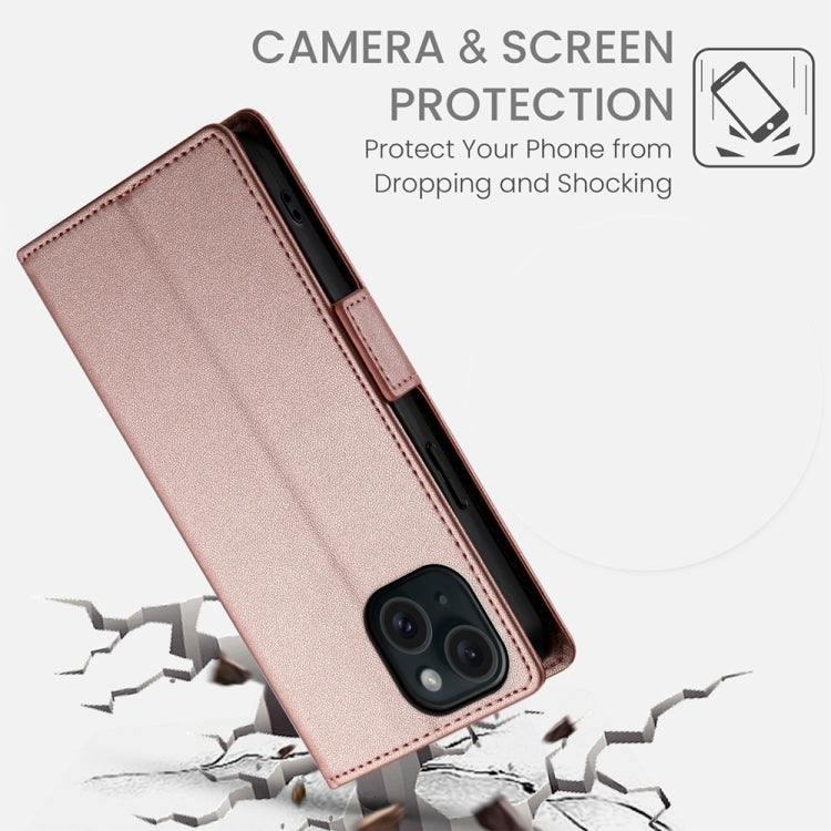 Side Buckle Magnetic Frosted Leather Phone Case, For iPhone 15, For iPhone 14 Plus, For iPhone 14, For iPhone 14 Pro, For iPhone 14 Pro Max, For iPhone SE 2022 / SE 2020 / 8
