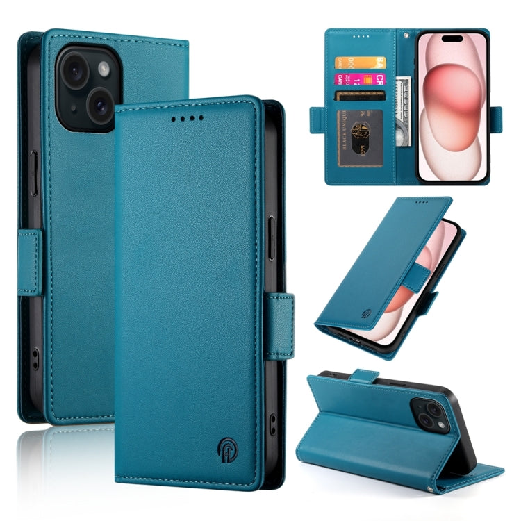 Side Buckle Magnetic Frosted Leather Phone Case, For iPhone 15, For iPhone 14 Plus, For iPhone 14, For iPhone 14 Pro, For iPhone 14 Pro Max, For iPhone SE 2022 / SE 2020 / 8