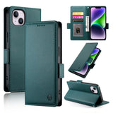 Side Buckle Magnetic Frosted Leather Phone Case, For iPhone 15, For iPhone 14 Plus, For iPhone 14, For iPhone 14 Pro, For iPhone 14 Pro Max, For iPhone SE 2022 / SE 2020 / 8
