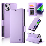 Side Buckle Magnetic Frosted Leather Phone Case, For iPhone 15, For iPhone 14 Plus, For iPhone 14, For iPhone 14 Pro, For iPhone 14 Pro Max, For iPhone SE 2022 / SE 2020 / 8