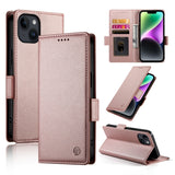 Side Buckle Magnetic Frosted Leather Phone Case, For iPhone 15, For iPhone 14 Plus, For iPhone 14, For iPhone 14 Pro, For iPhone 14 Pro Max, For iPhone SE 2022 / SE 2020 / 8