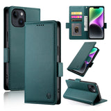 Side Buckle Magnetic Frosted Leather Phone Case, For iPhone 15, For iPhone 14 Plus, For iPhone 14, For iPhone 14 Pro, For iPhone 14 Pro Max, For iPhone SE 2022 / SE 2020 / 8