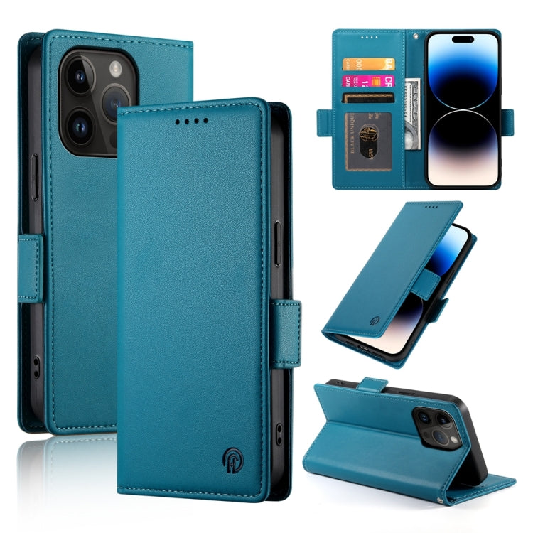 Side Buckle Magnetic Frosted Leather Phone Case, For iPhone 15, For iPhone 14 Plus, For iPhone 14, For iPhone 14 Pro, For iPhone 14 Pro Max, For iPhone SE 2022 / SE 2020 / 8