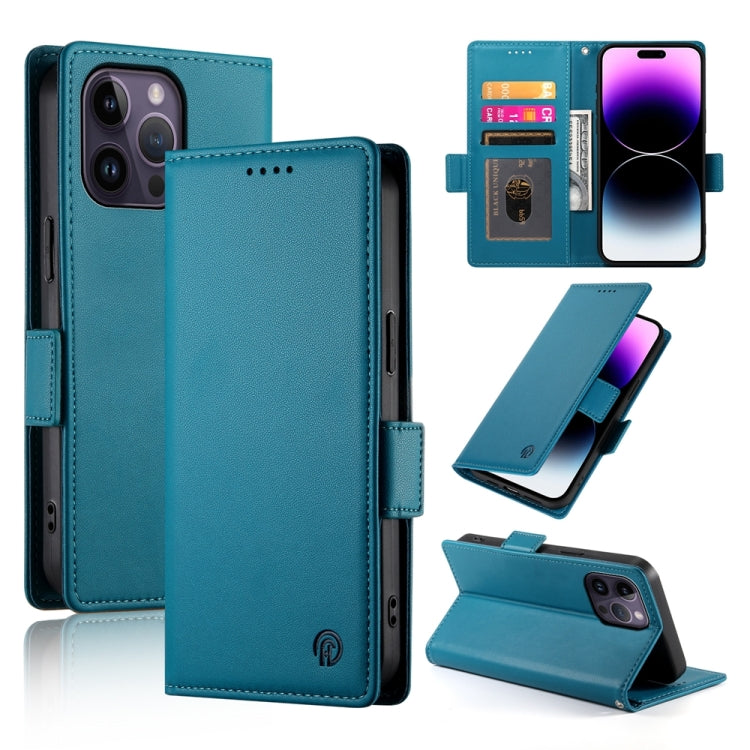 Side Buckle Magnetic Frosted Leather Phone Case, For iPhone 15, For iPhone 14 Plus, For iPhone 14, For iPhone 14 Pro, For iPhone 14 Pro Max, For iPhone SE 2022 / SE 2020 / 8