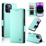Side Buckle Magnetic Frosted Leather Phone Case, For iPhone 15, For iPhone 14 Plus, For iPhone 14, For iPhone 14 Pro, For iPhone 14 Pro Max, For iPhone SE 2022 / SE 2020 / 8