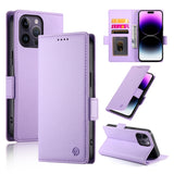 Side Buckle Magnetic Frosted Leather Phone Case, For iPhone 15, For iPhone 14 Plus, For iPhone 14, For iPhone 14 Pro, For iPhone 14 Pro Max, For iPhone SE 2022 / SE 2020 / 8
