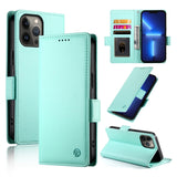 Side Buckle Magnetic Frosted Leather Phone Case, For iPhone 13 Pro Max, For iPhone 13 Pro, For iPhone 13, For iPhone 13 mini, For iPhone 12 / 12 Pro, For iPhone 12 Pro Max