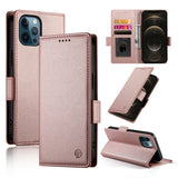 Side Buckle Magnetic Frosted Leather Phone Case, For iPhone 13 Pro Max, For iPhone 13 Pro, For iPhone 13, For iPhone 13 mini, For iPhone 12 / 12 Pro, For iPhone 12 Pro Max