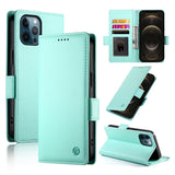 Side Buckle Magnetic Frosted Leather Phone Case, For iPhone 13 Pro Max, For iPhone 13 Pro, For iPhone 13, For iPhone 13 mini, For iPhone 12 / 12 Pro, For iPhone 12 Pro Max