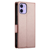 Side Buckle Magnetic Frosted Leather Phone Case, For iPhone 12 mini, For iPhone 11 Pro Max, For iPhone 11, For iPhone 11 Pro, For iPhone X / XS, For iPhone XR