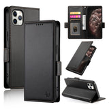 Side Buckle Magnetic Frosted Leather Phone Case, For iPhone 12 mini, For iPhone 11 Pro Max, For iPhone 11, For iPhone 11 Pro, For iPhone X / XS, For iPhone XR