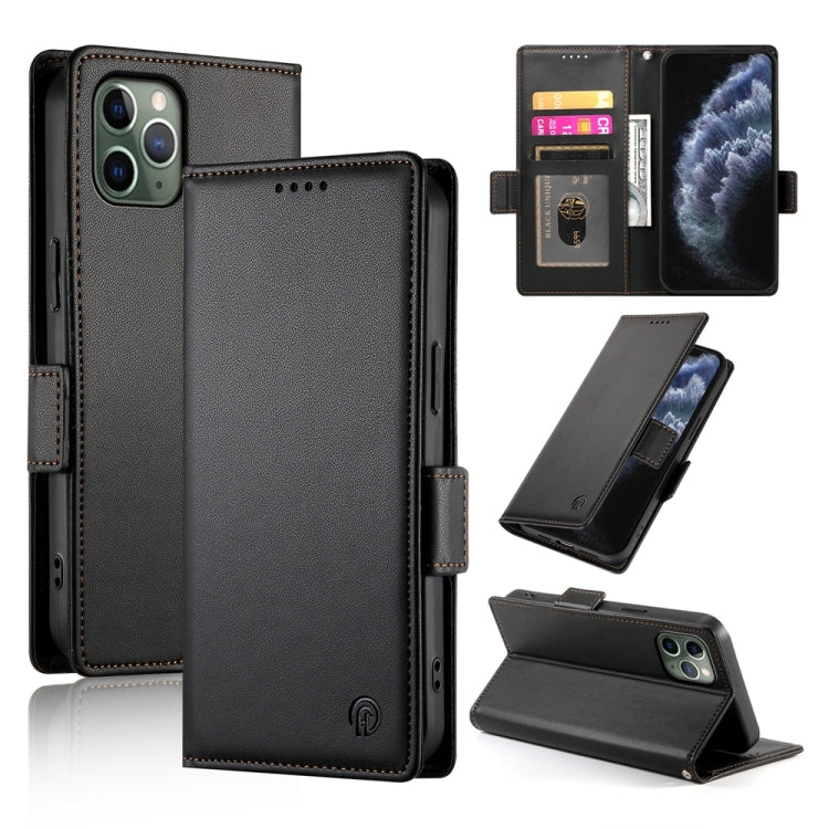 Side Buckle Magnetic Frosted Leather Phone Case, For iPhone 12 mini, For iPhone 11 Pro Max, For iPhone 11, For iPhone 11 Pro, For iPhone X / XS, For iPhone XR