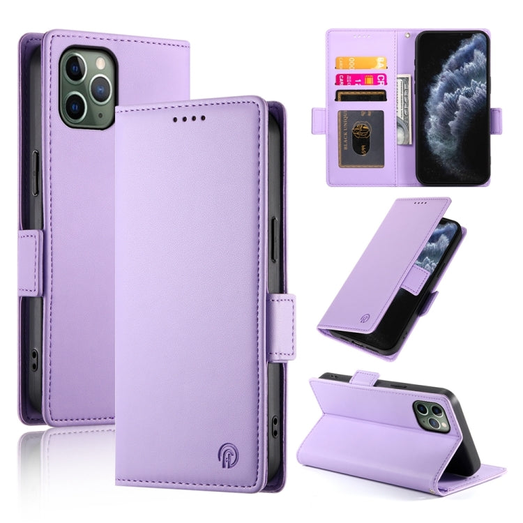 Side Buckle Magnetic Frosted Leather Phone Case, For iPhone 12 mini, For iPhone 11 Pro Max, For iPhone 11, For iPhone 11 Pro, For iPhone X / XS, For iPhone XR