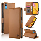Side Buckle Magnetic Frosted Leather Phone Case, For iPhone 12 mini, For iPhone 11 Pro Max, For iPhone 11, For iPhone 11 Pro, For iPhone X / XS, For iPhone XR