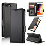 Side Buckle Magnetic Frosted Leather Phone Case, For iPhone XS Max, For iPhone 8 Plus / 7 Plus