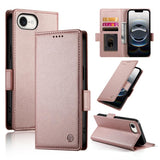 Side Buckle Magnetic Frosted Leather Phone Case, For iPhone 17e / 16e, For iPhone 17 Pro Max, For iPhone 17 Pro, For iPhone 17, For iPhone Air, For iPhone 16 Pro Max