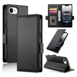 Side Buckle Magnetic Frosted Leather Phone Case, For iPhone 17e / 16e, For iPhone 17 Pro Max, For iPhone 17 Pro, For iPhone 17, For iPhone Air, For iPhone 16 Pro Max
