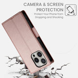 Side Buckle Magnetic Frosted Leather Phone Case, For iPhone 16 Pro, For iPhone 16 Plus, For iPhone 16, For iPhone 15 Pro Max, For iPhone 15 Pro, For iPhone 15 Plus