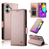 Side Buckle Magnetic Frosted Leather Phone Case, For iPhone 16 Pro, For iPhone 16 Plus, For iPhone 16, For iPhone 15 Pro Max, For iPhone 15 Pro, For iPhone 15 Plus