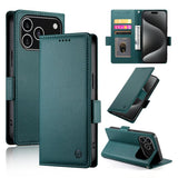 Side Buckle Magnetic Frosted Leather Phone Case, For iPhone 17e / 16e, For iPhone 17 Pro Max, For iPhone 17 Pro, For iPhone 17, For iPhone Air, For iPhone 16 Pro Max