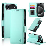Side Buckle Magnetic Frosted Leather Phone Case, For iPhone 17e / 16e, For iPhone 17 Pro Max, For iPhone 17 Pro, For iPhone 17, For iPhone Air, For iPhone 16 Pro Max