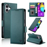 Side Buckle Magnetic Frosted Leather Phone Case, For iPhone 17e / 16e, For iPhone 17 Pro Max, For iPhone 17 Pro, For iPhone 17, For iPhone Air, For iPhone 16 Pro Max
