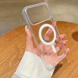 Large Hole Camera MagSafe Magnetic Clear Acrylic TPU Case, For iPhone 17 Pro Max, For iPhone 17 Pro, For iPhone 17, For iPhone Air, For iPhone 16 Pro Max, For iPhone 16 Pro, For iPhone 16 Plus, For iPhone 16