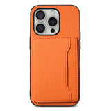 Calf Texture Card Bag Design Full Coverage Phone Case, For iPhone 17 Pro Max, For iPhone 17 Pro, For iPhone 17, For iPhone Air, For iPhone 16 Pro Max, For iPhone 16 Pro, For iPhone 16 Plus, For iPhone 16
