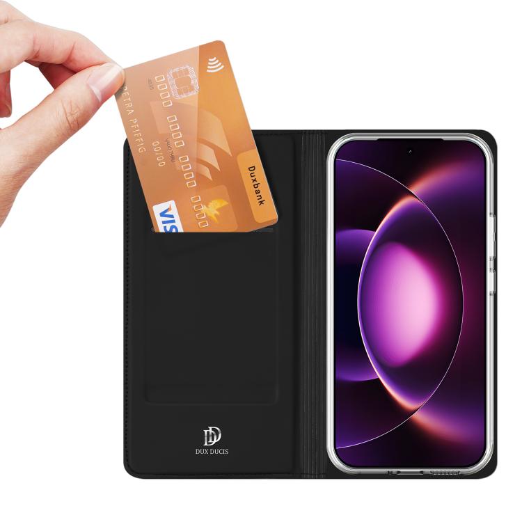DUX DUCIS Skin Pro Series Flip Leather Phone Case, For Xiaomi 17 Max 5G, For Xiaomi Poco X8 Pro Max 5G, For Xiaomi Poco X8 Pro 5G, For Xiaomi 17 Ultra, For Xiaomi 17 Pro Max, For Xiaomi 17 Pro, For Xiaomi 17, For Xiaomi 15T Pro 5G, For Xiaomi 15T 5G   ...
