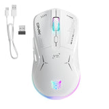 ONIKUMA CW917 RGB 4800DPI Dual Mode Wired + 2.4GHz Wireless Mouse, CW917 (Black), CW917 (White)