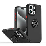 Q Shadow 1 Series TPU + PC Phone Case with Ring, For iPhone 17e / 16e, For iPhone 17 Pro Max, For iPhone 17 Pro, For iPhone 17, For iPhone Air, For iPhone 16 Pro Max