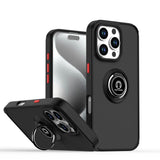 Q Shadow 1 Series TPU + PC Phone Case with Ring, For iPhone 16 Pro, For iPhone 16 Plus, For iPhone 15 Pro Max, For iPhone 15 Pro, For iPhone 15 Plus, For iPhone 15