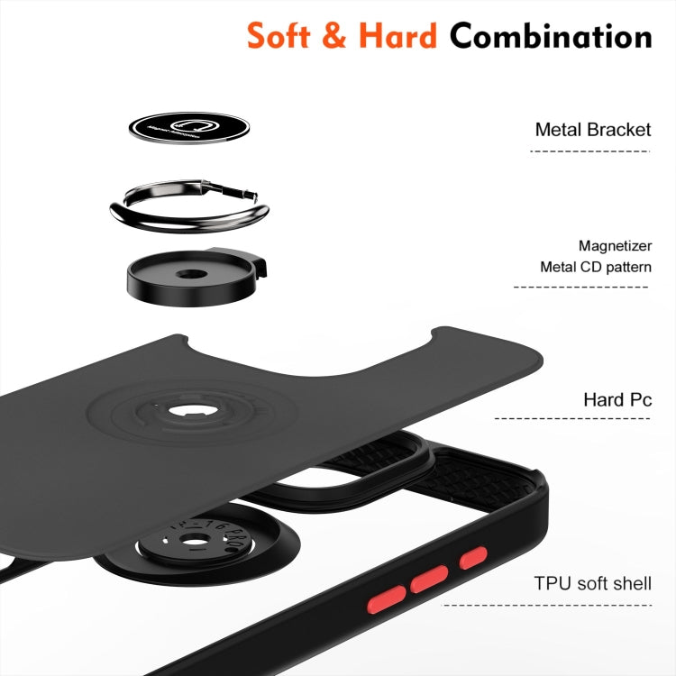 Q Shadow 1 Series TPU + PC Phone Case with Ring, For iPhone 16 Pro, For iPhone 16 Plus, For iPhone 15 Pro Max, For iPhone 15 Pro, For iPhone 15 Plus, For iPhone 15