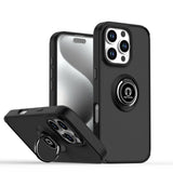 Q Shadow 1 Series TPU + PC Phone Case with Ring, For iPhone 16 Pro, For iPhone 16 Plus, For iPhone 15 Pro Max, For iPhone 15 Pro, For iPhone 15 Plus, For iPhone 15