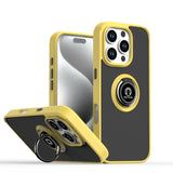 Q Shadow 1 Series TPU + PC Phone Case with Ring, For iPhone 16 Pro, For iPhone 16 Plus, For iPhone 15 Pro Max, For iPhone 15 Pro, For iPhone 15 Plus, For iPhone 15