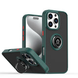 Q Shadow 1 Series TPU + PC Phone Case with Ring, For iPhone 16 Pro, For iPhone 16 Plus, For iPhone 15 Pro Max, For iPhone 15 Pro, For iPhone 15 Plus, For iPhone 15
