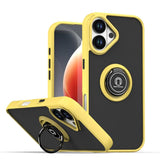 Q Shadow 1 Series TPU + PC Phone Case with Ring, For iPhone 17e / 16e, For iPhone 17 Pro Max, For iPhone 17 Pro, For iPhone 17, For iPhone Air, For iPhone 16 Pro Max
